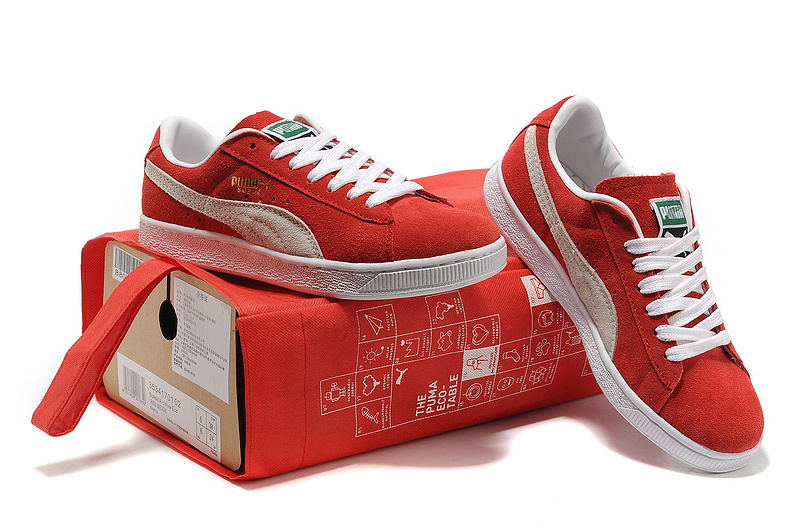 puma suede semelle marron